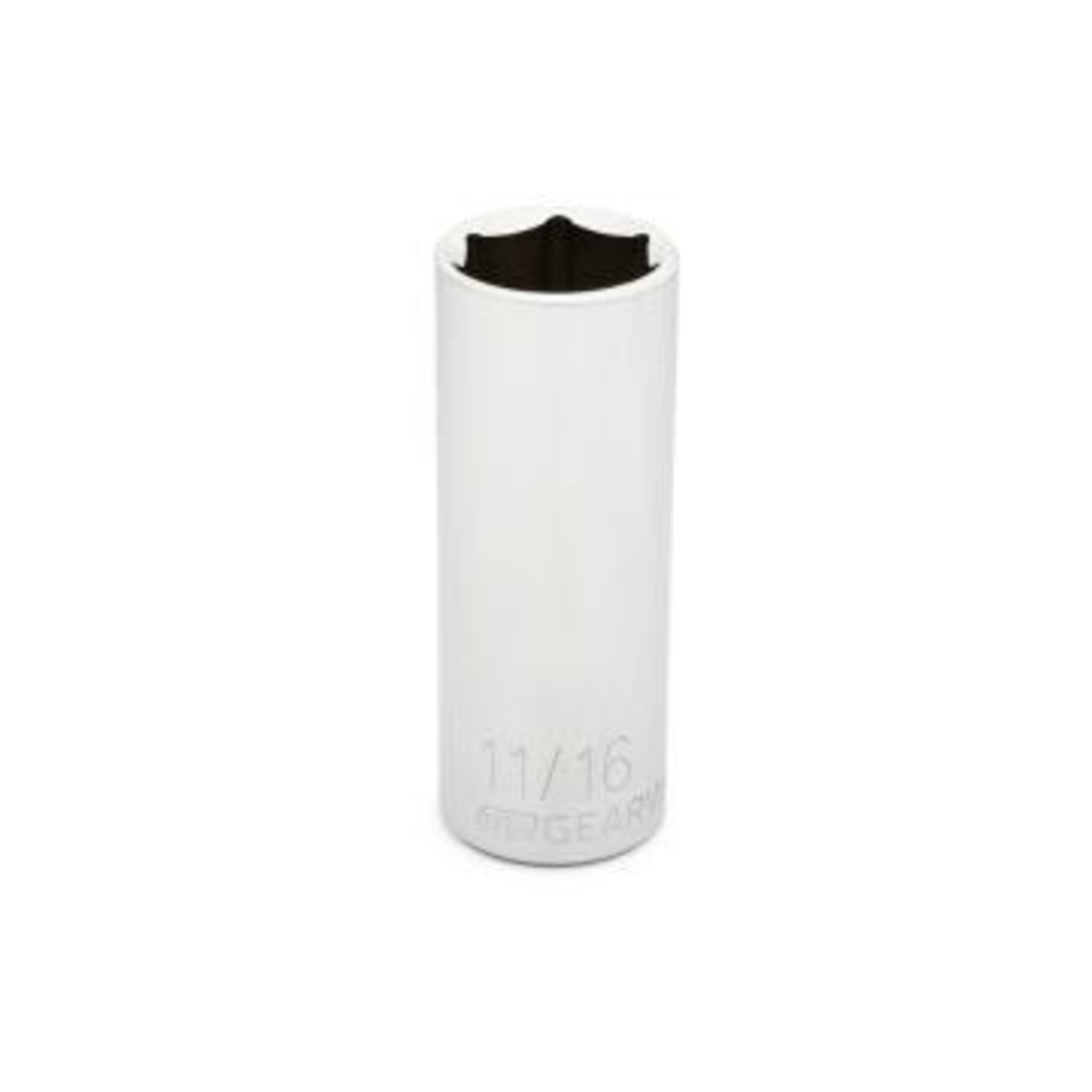 GearWrench 3/8in. Drive 6-Point Deep SAE Socket — 11/16in., Model# KDT80370D